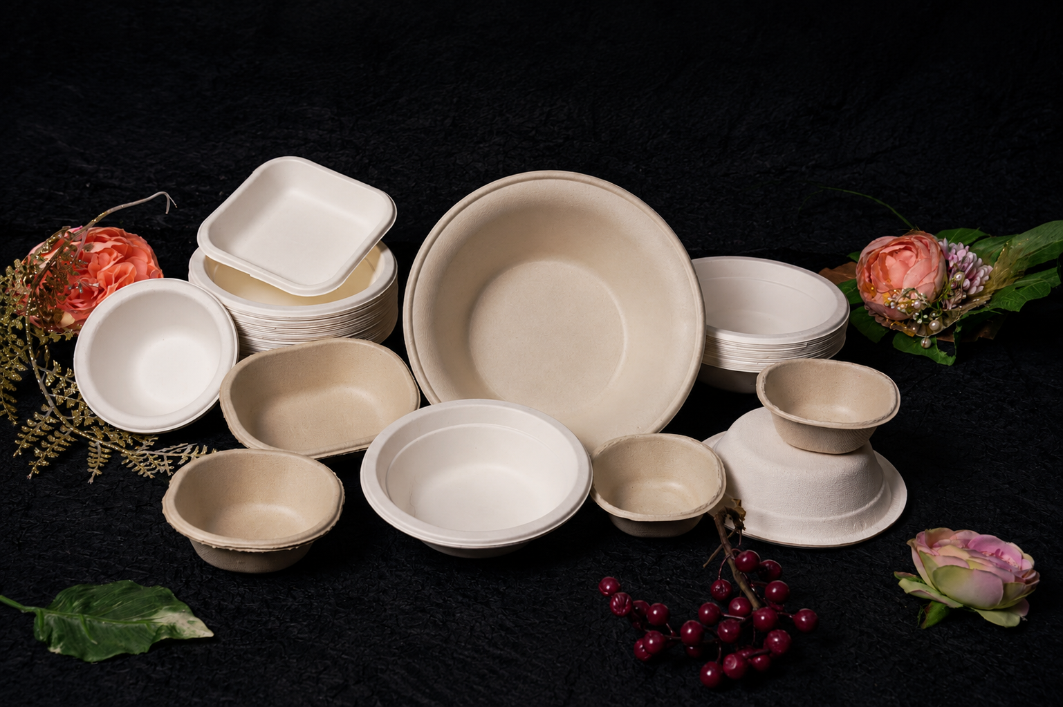 Eco-friendly biodegradable plates