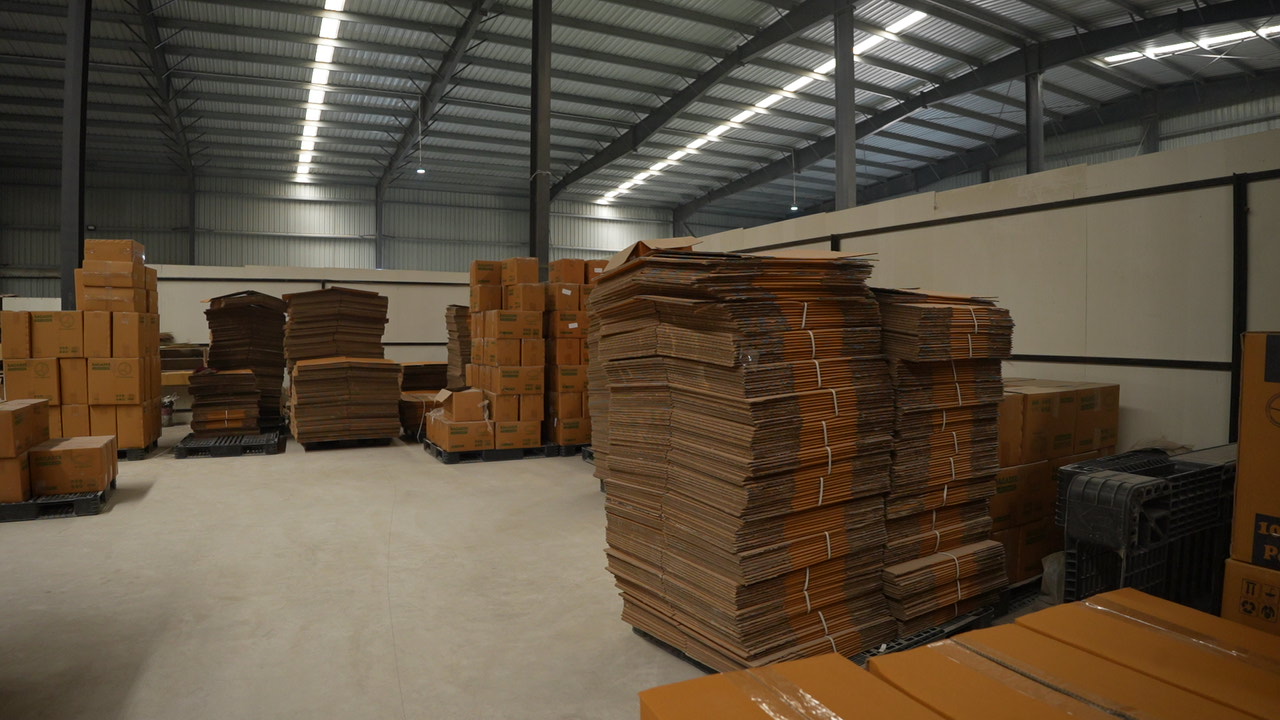 Production line closeup